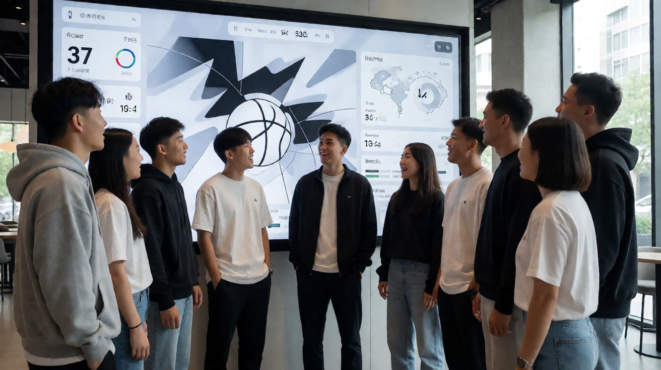 篮球赛事比分直播界面，展示NBA与CBA赛事数据